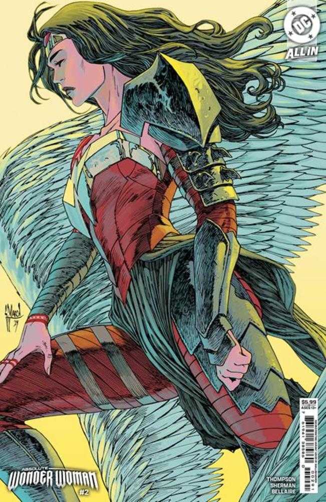Absolute Wonder Woman #2 2nd Print Cover B Guillem March Card Stock Variant - DC Comics Collectible for Superhero Fans & Comic Book Enthusiasts | Perfect for Display, Gifts, and Collections