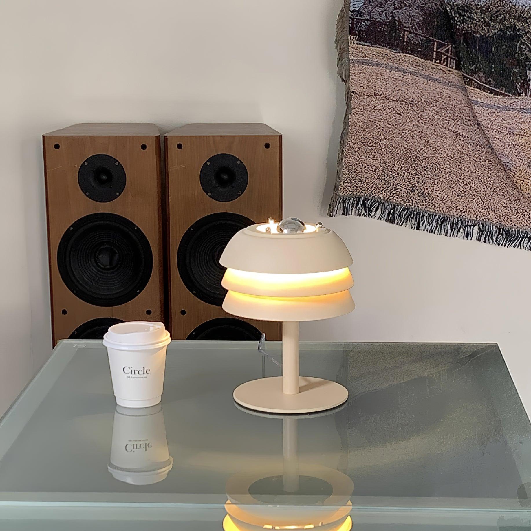 Aulenti Table Lamp - Modern LED Desk Light for Home Office, Bedroom & Living Room | Adjustable Brightness, Energy Saving & Stylish Design