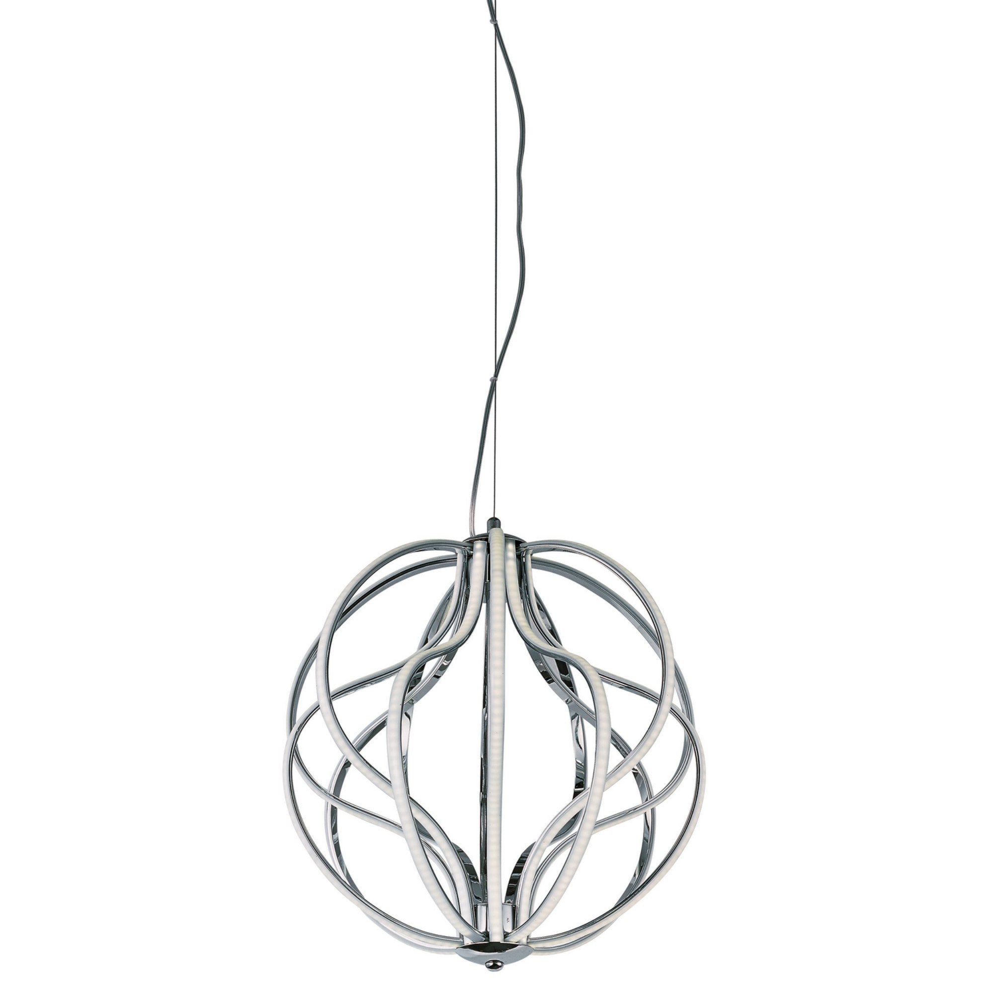 Modern Aura LED Pendant Light Fixture - Dimmable Hanging Light for Kitchen Island, Dining Room & Bedroom - Energy Efficient Ceiling Lighting for Home Decor