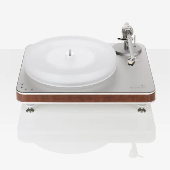 Clearaudio Ovation High-End Turntable - Audiophile Vinyl Record Player with Precision German Engineering | Perfect for Home Audio Systems & Music Listening Rooms