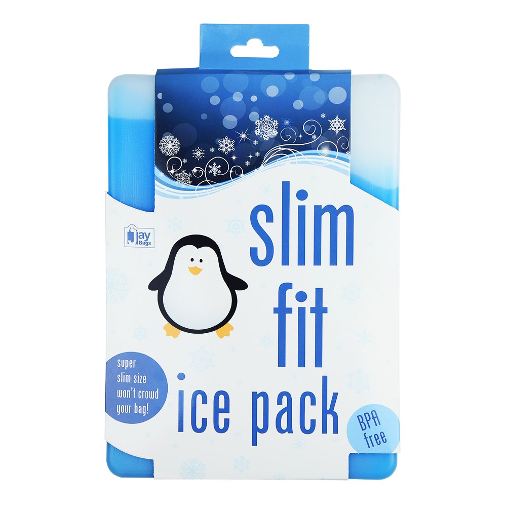 Slim Fit Reusable Ice Packs for Coolers, Lunch Boxes & Bags (12.5