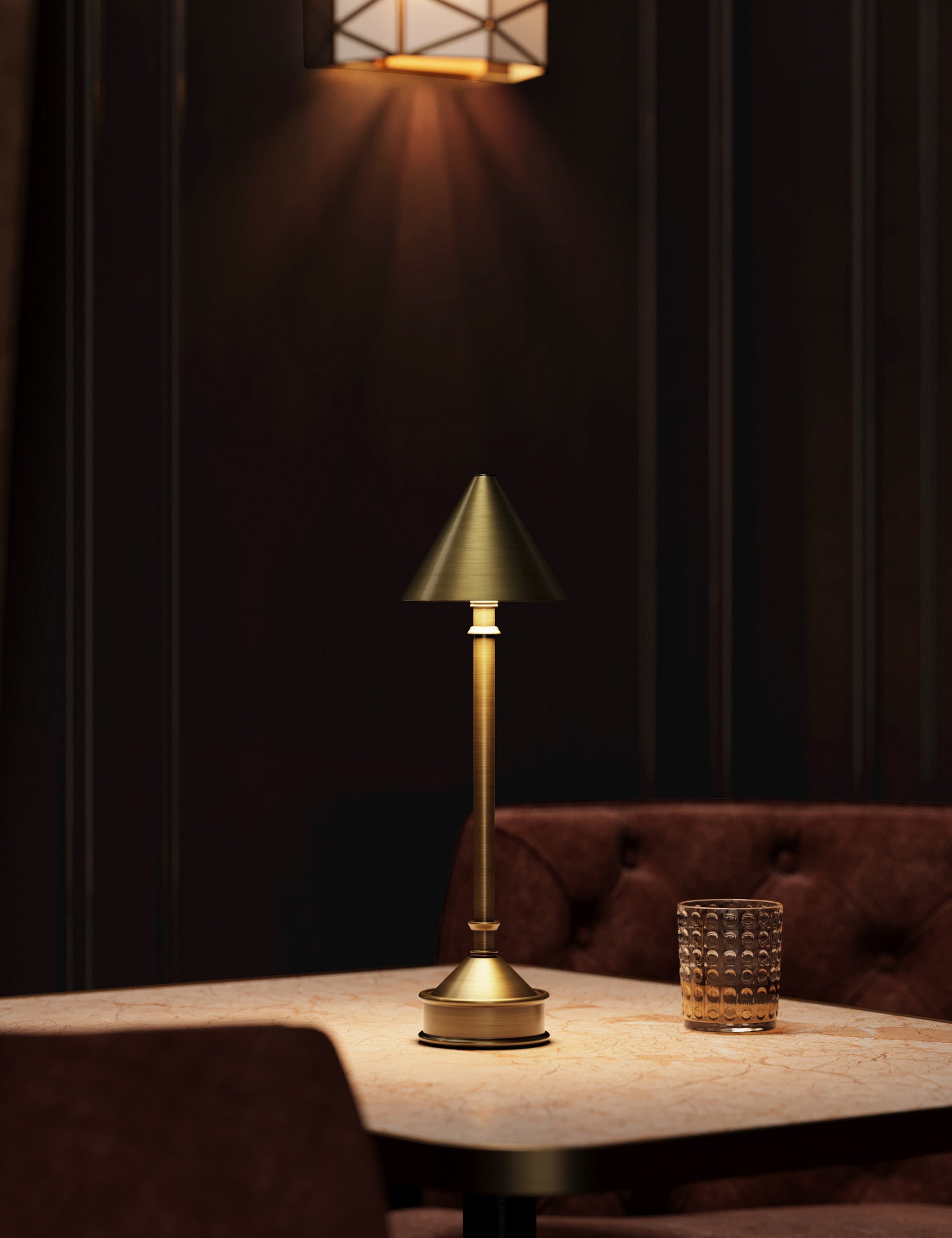 Dinara Rechargeable Cordless Table Lamp - Portable LED Night Light for Bedroom, Living Room, Office & Outdoor Use