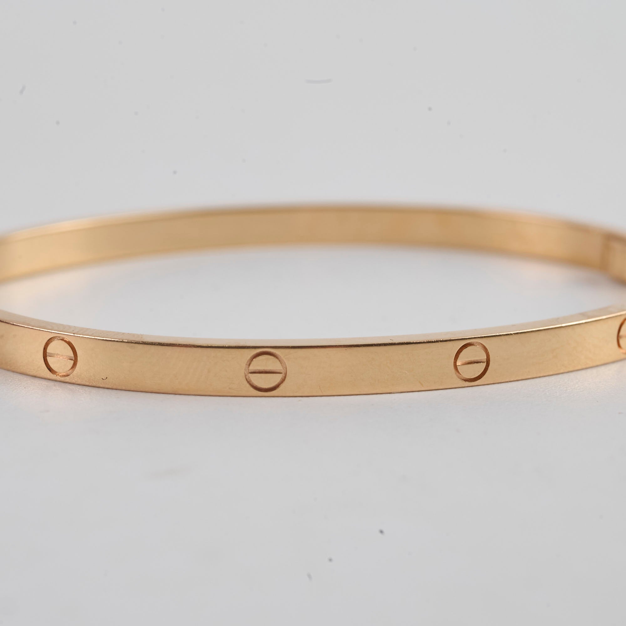 Cartier Love Bracelet Small Model 18K Pink Gold Size 17 - Luxury Jewelry Gift for Women, Anniversary & Valentine's Day