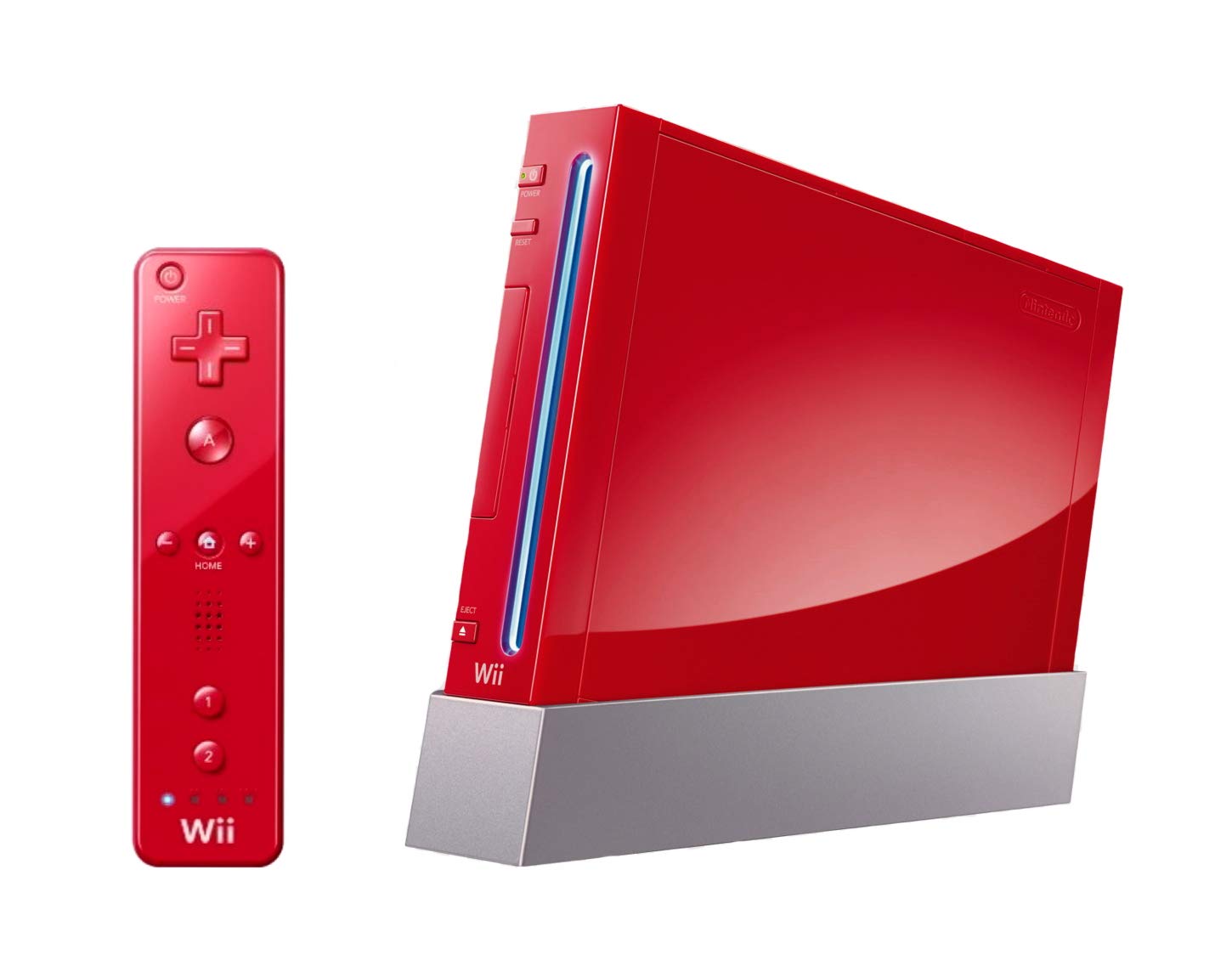 Refurbished Nintendo Wii Console - Red | Pre-Owned & Tested | Perfect for Family Gaming & Retro Entertainment