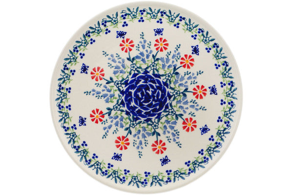 10-Piece Dinner Plate Set with Last Summer Flowers Design - Elegant Tableware for Dining, Parties, and Home Decor