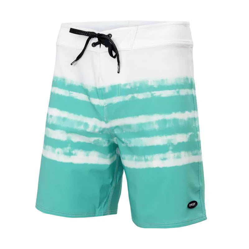 Oakley Swell Line RC 18 Boardshorts for Men - Premium White Swim Trunks - Perfect for Surfing, Swimming & Beach Activities