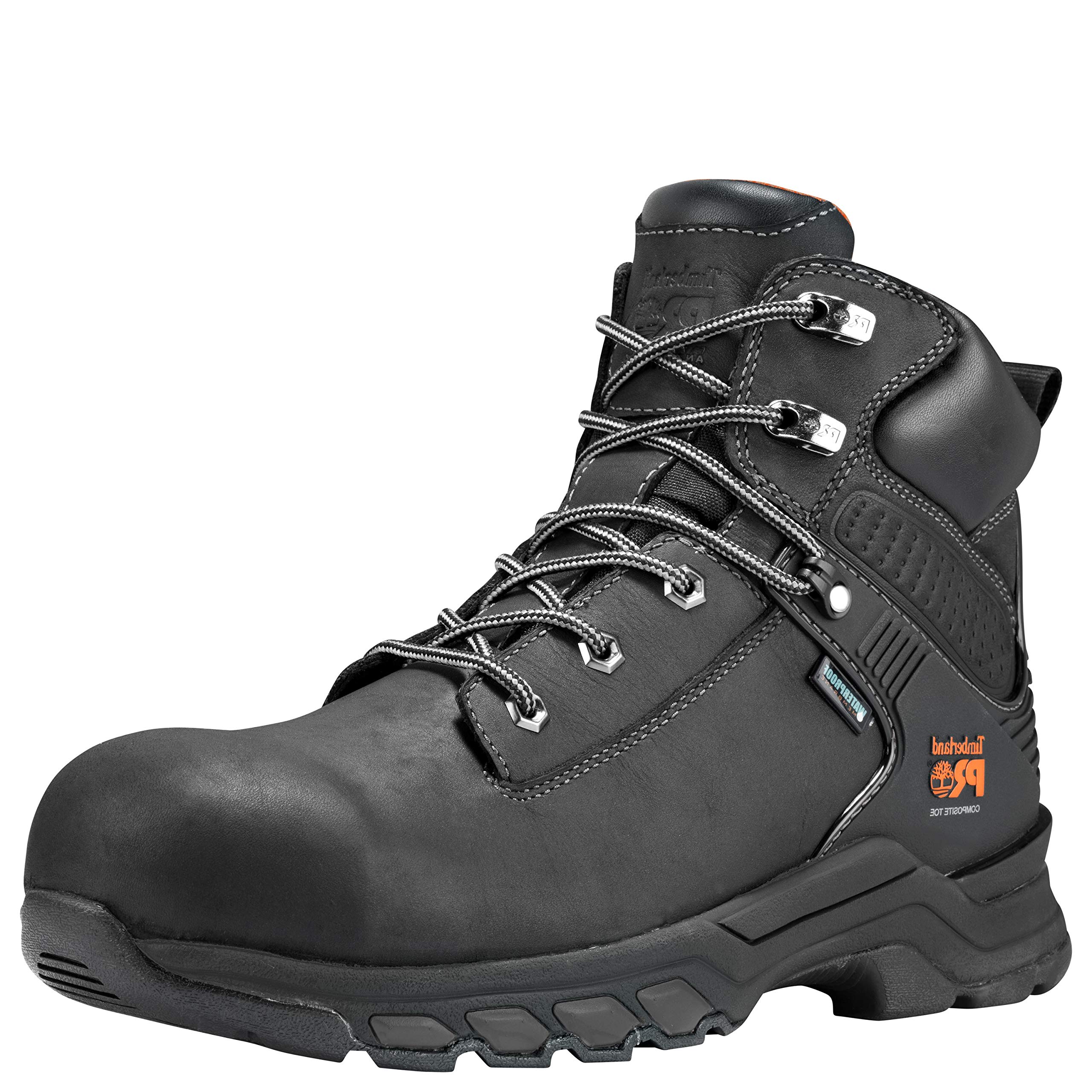 Timberland PRO Men's Hypercharge 6 Inch Composite Safety Toe Waterproof Work Boots - Durable & Comfortable for Construction, Warehouse & Outdoor Jobs