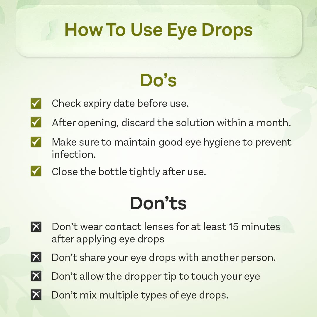 Netraprabha Plus Eye Drops - 3 Bottles (0.5 fl oz each) for Dry Eyes, Eye Strain Relief & Vision Care - Perfect for Computer Users, Gamers & Contact Lens Wearers