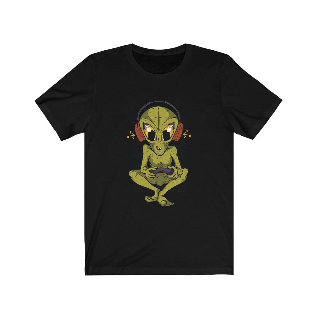 Alien UFO Fan T-Shirt - Unique Gift for Sci-Fi Lovers & Gamers - Perfect for Cosplay, Gaming Events & UFO Enthusiasts