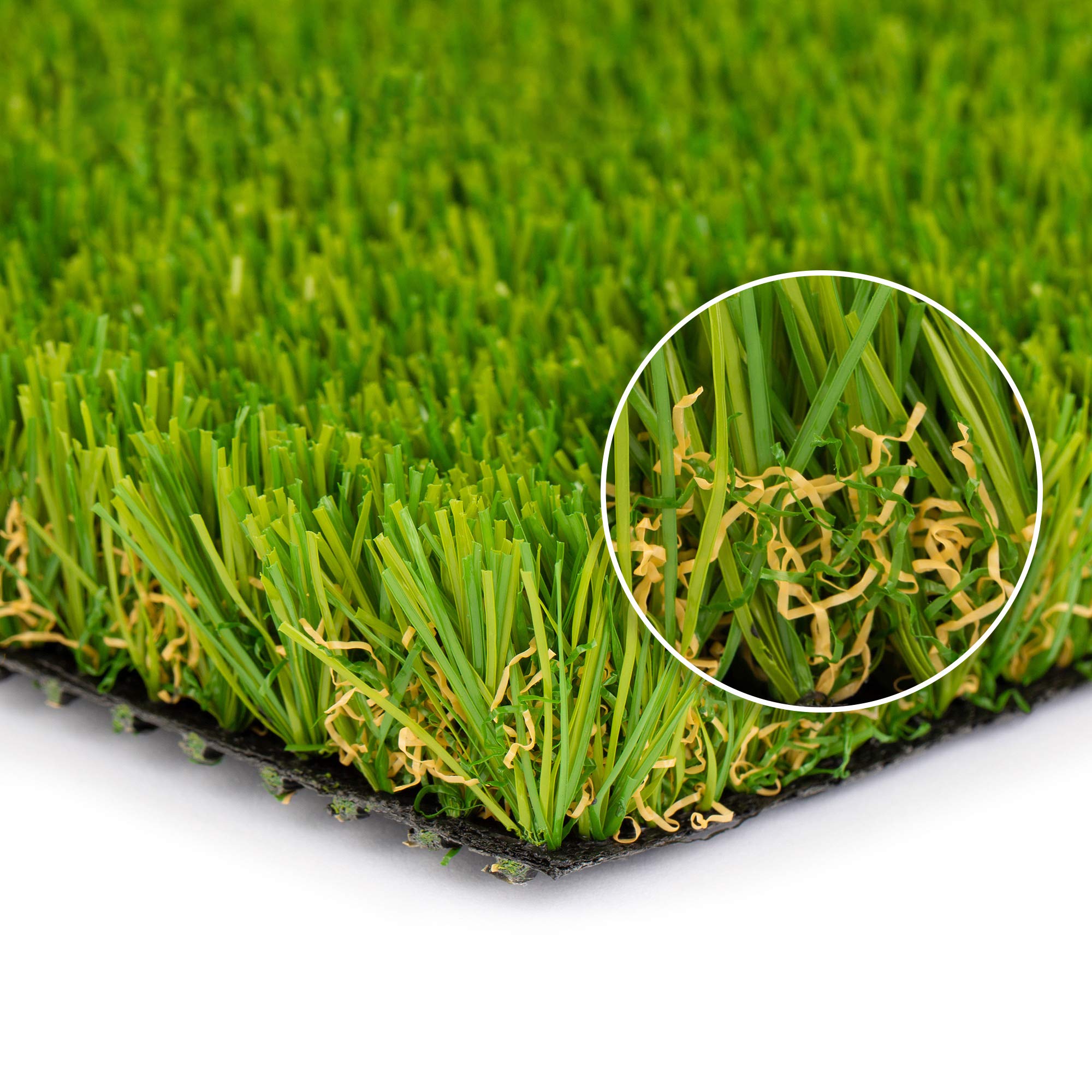 SMARTLAWN PROFESSIONAL Realistic Artificial Grass Turf 6'x8' (48 Sq Ft) 1.25 Inch Pile Height - Soft Lush Synthetic Lawn for Indoor Outdoor Use - Perfect for Patio, Balcony, Backyard, Play Area & Home Decor