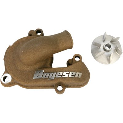 Boyesen Supercooler Water Pump Cover and Impeller Kit - Magnesium Upgrade for 2014 Husqvarna FC 350 | High-Performance Cooling Solution for Motocross & Off-Road Racing