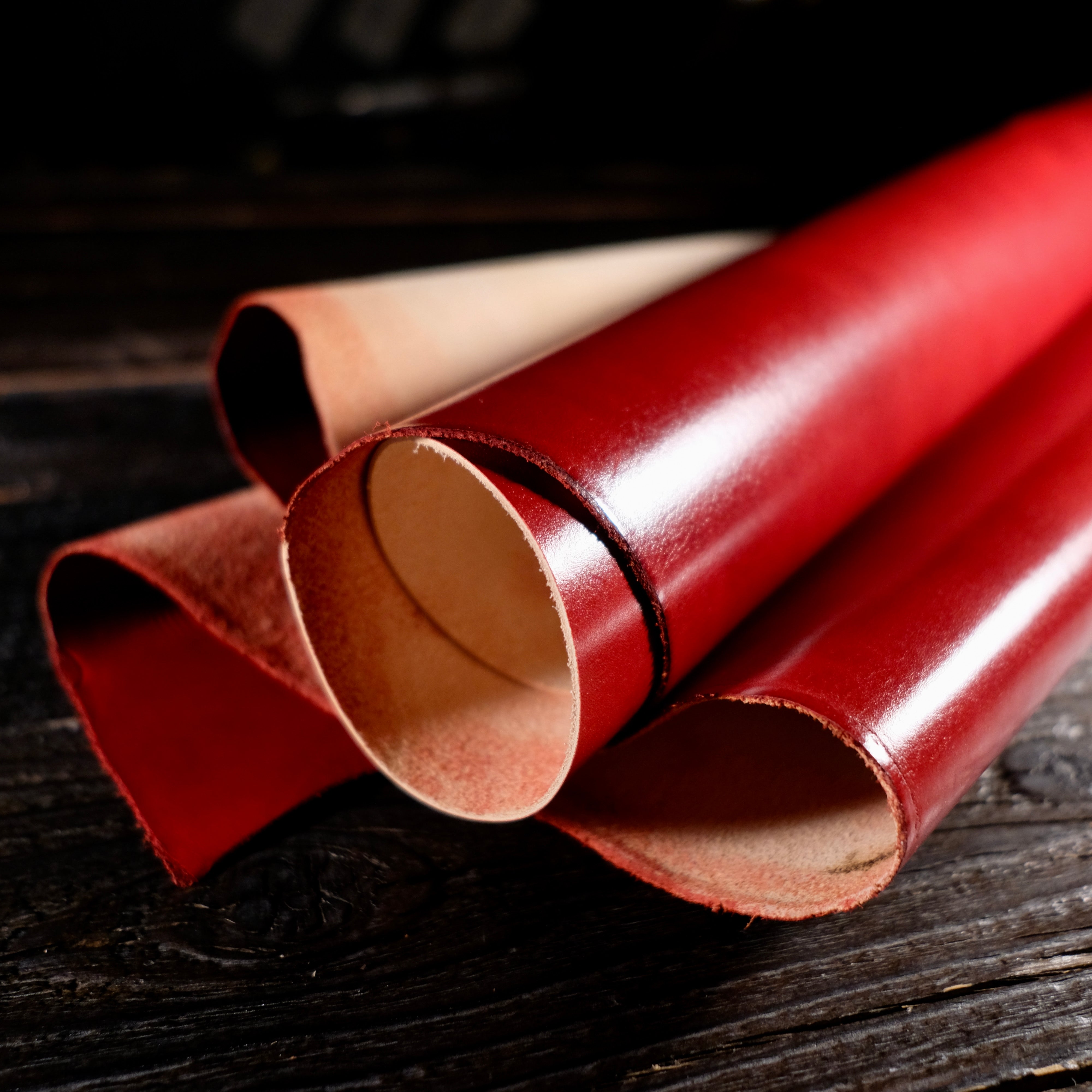 Premium Conceria La Bretagna Aged Tulipano Leather 3-4oz - Perfect for Luxury Handbags, Wallets & Accessories
