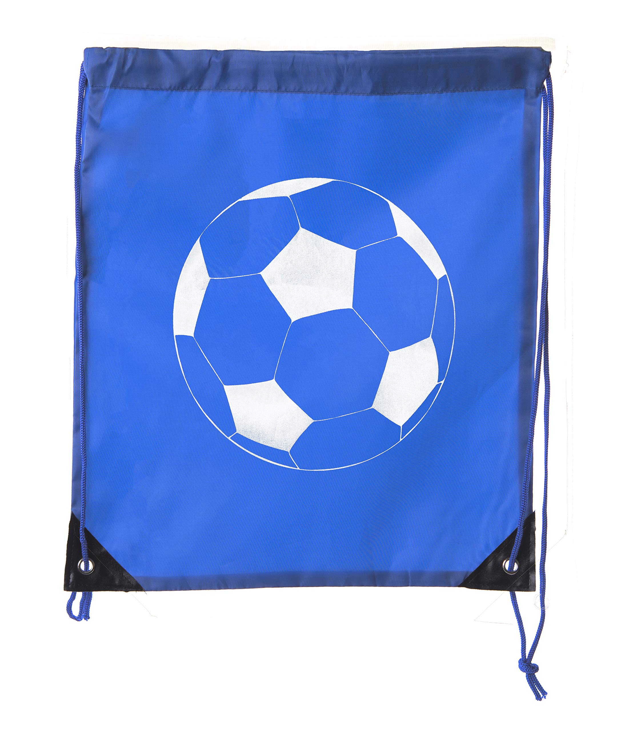 Mato & Hash Soccer Party Favors Drawstring Backpacks - 10 Pack Royal Blue - Perfect for Birthday Parties, Team Events, Soccer Games & Sports Gifts | Durable & Lightweight for Kids & Players