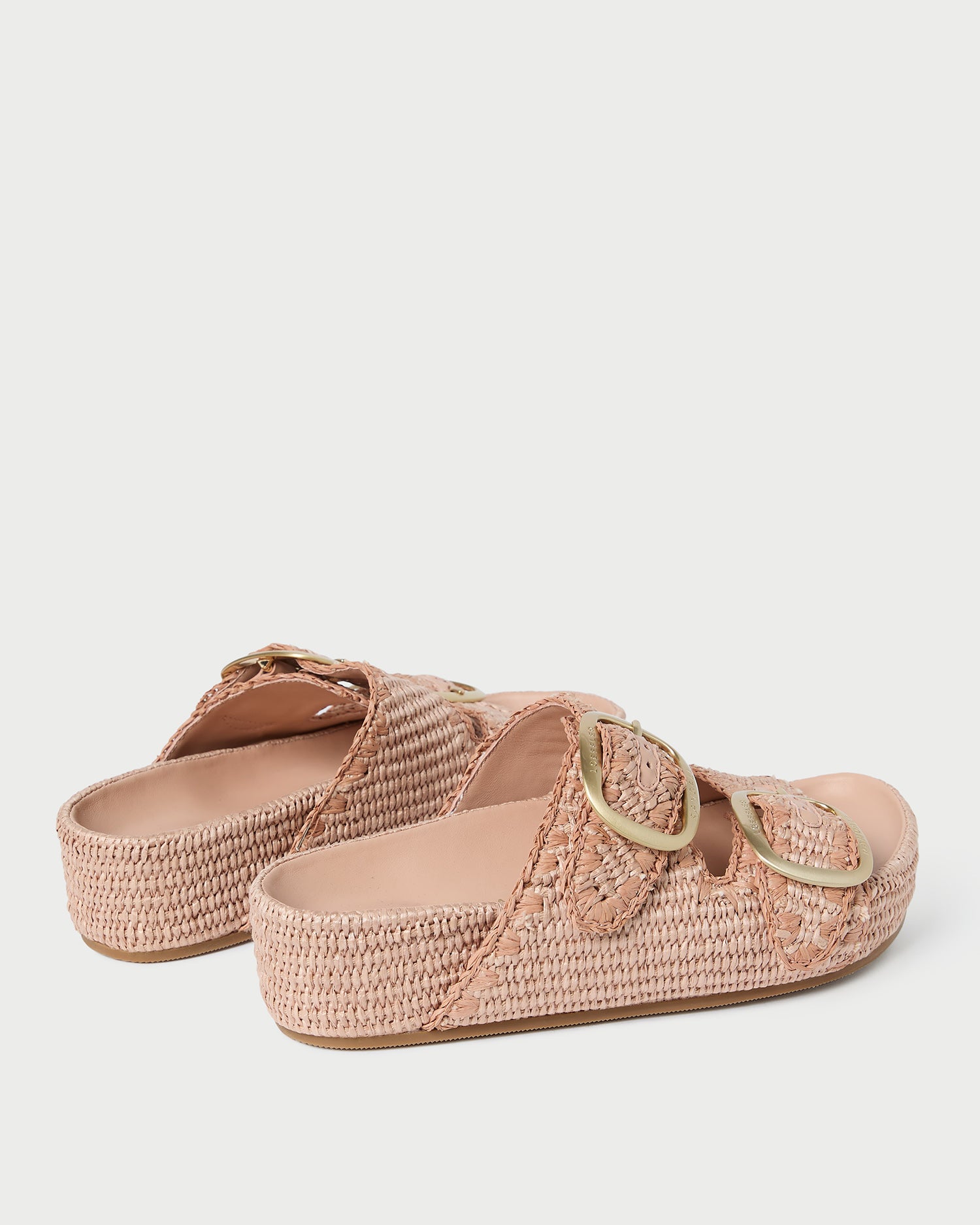 Theo Blush Two Band Sandal - Women's Comfortable Summer Sandals for Beach, Vacation & Casual Wear