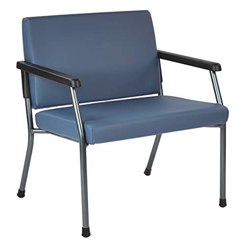Dillon Blue Faux Leather Fabric