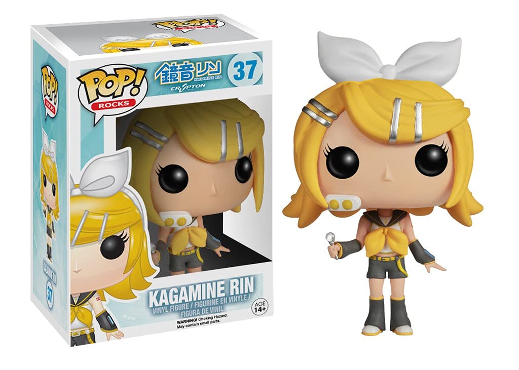 Funko POP Anime Vocaloid Kagamine Rin Collectible Figure - Perfect for Anime Fans, Gift for Collectors & Home Decor