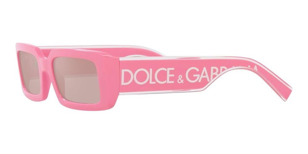 Dolce & Gabbana Women's Designer Sunglasses - Narrow Rectangle Frame UV Protection - Perfect for Beach, Driving & Fashion Accessories