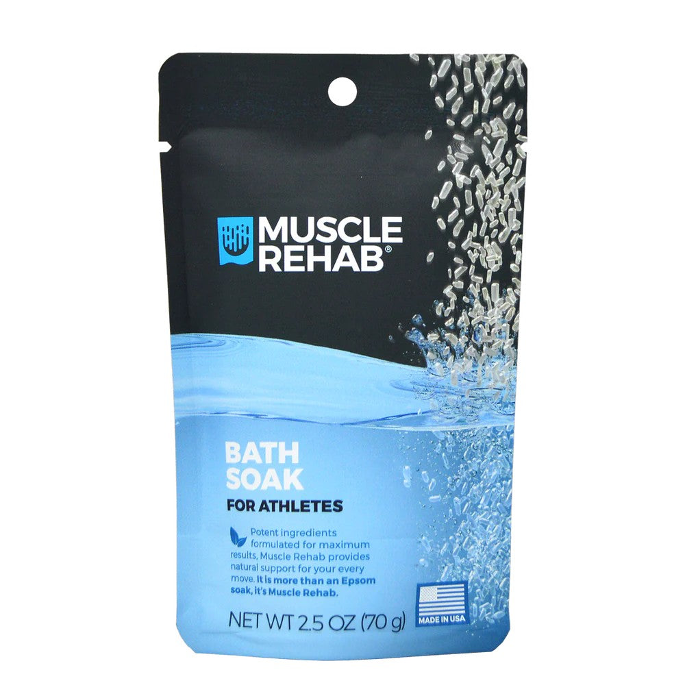 Muscle Rehab Bath Soak - Travel Size Epsom Salt Soak for Pain Relief & Relaxation | Perfect for Post-Workout Recovery, Travel & Spa Days