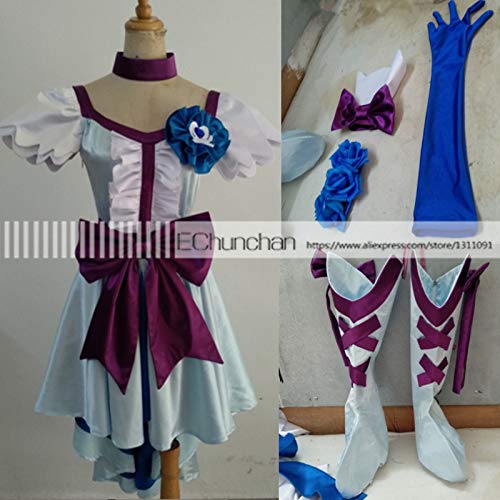 Anime HeartCatch PreCure Cosplay Super Cure Moonlight Costume - Perfect for Halloween, Cosplay Events, and Anime Conventions