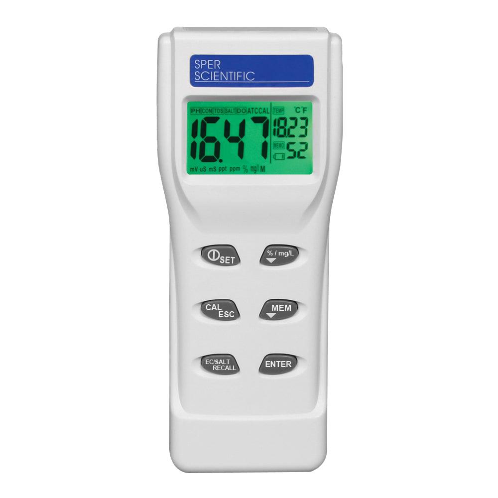 Professional Water Meter Kit with Dissolved Oxygen Probe - Accurate Water Quality Testing for Aquariums, Hydroponics & Environmental Monitoring