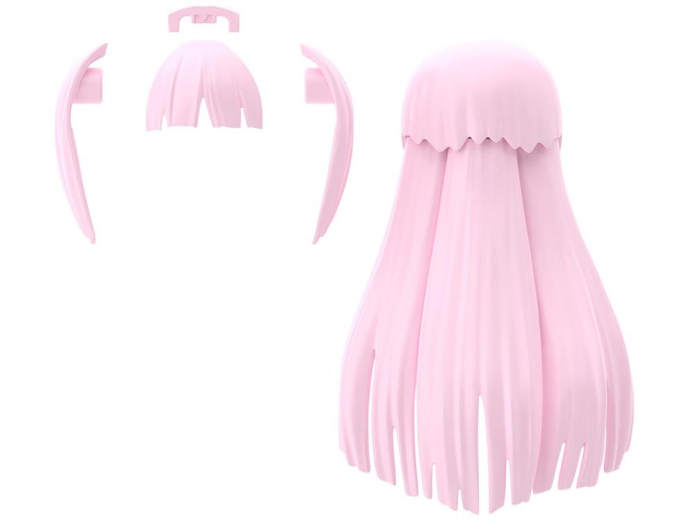 Bandai 30 Minutes Sisters 30MS Option Hair Style Parts Vol. 6 - Anime Model Kit Accessories Set (4-Piece Box) for Customizing Action Figures & Dolls