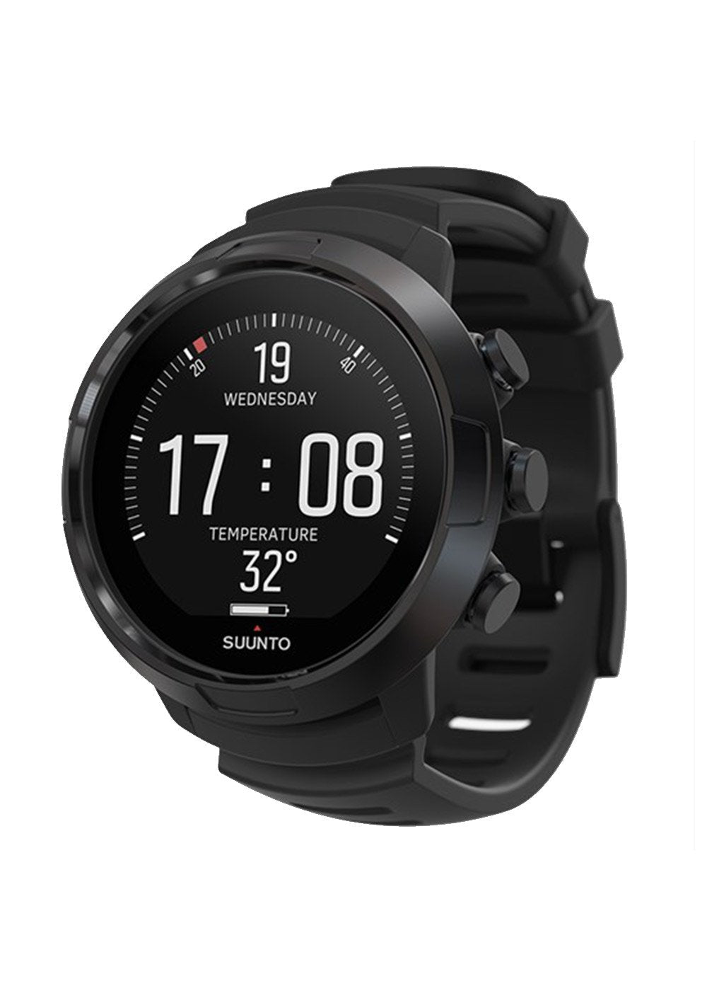 Suunto D5 All Black Dive Computer with USB Charging Cable - Perfect for Scuba Diving, Snorkeling & Underwater Adventures