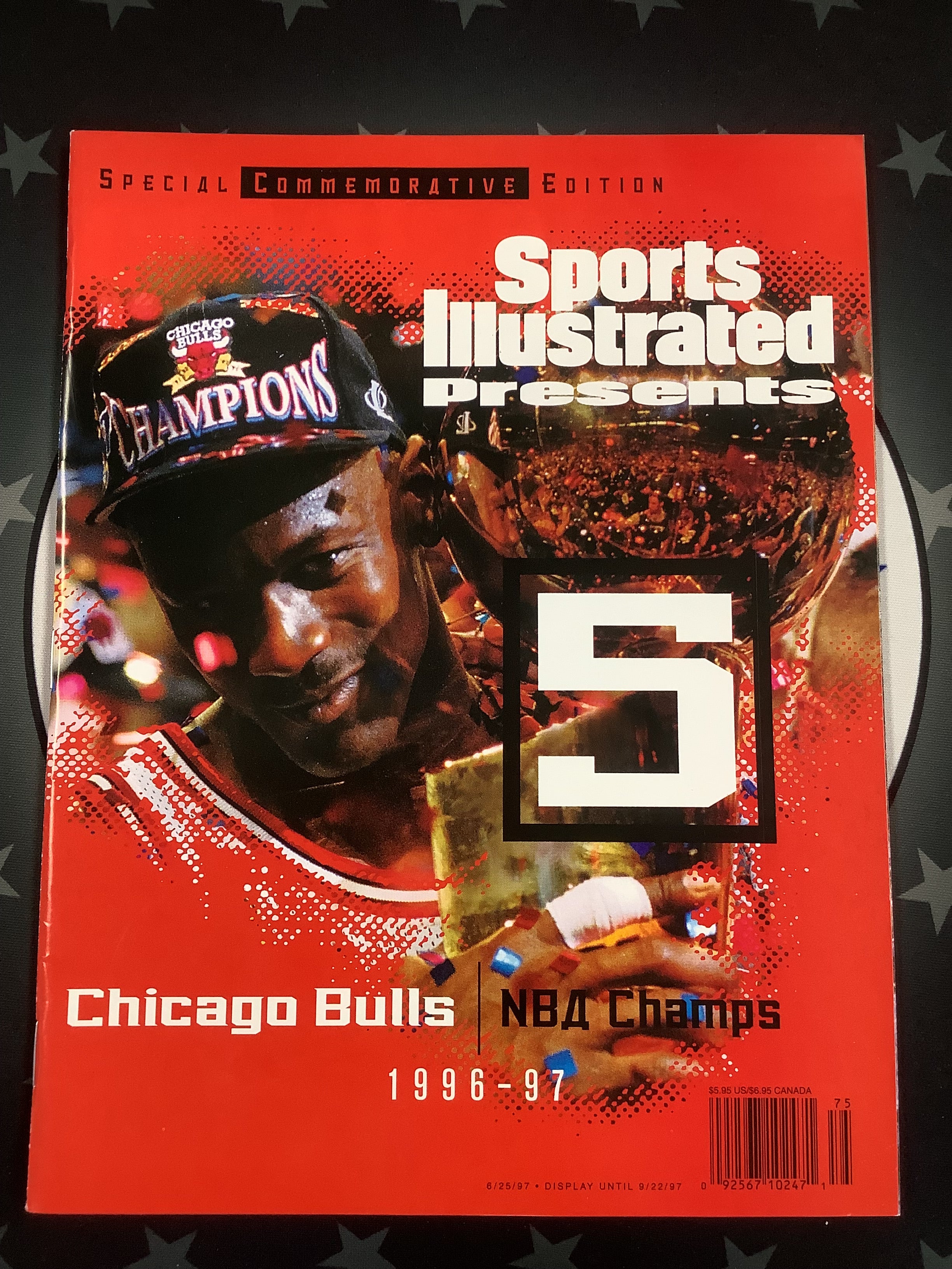 Sports Illustrated Chicago Bulls Special Commemorative Edition - Michael Jordan NBA Champions 1996-97 Magazine | Vintage Basketball Collectible, Gift for NBA Fans, Sports Memorabilia for Home & Office Decor