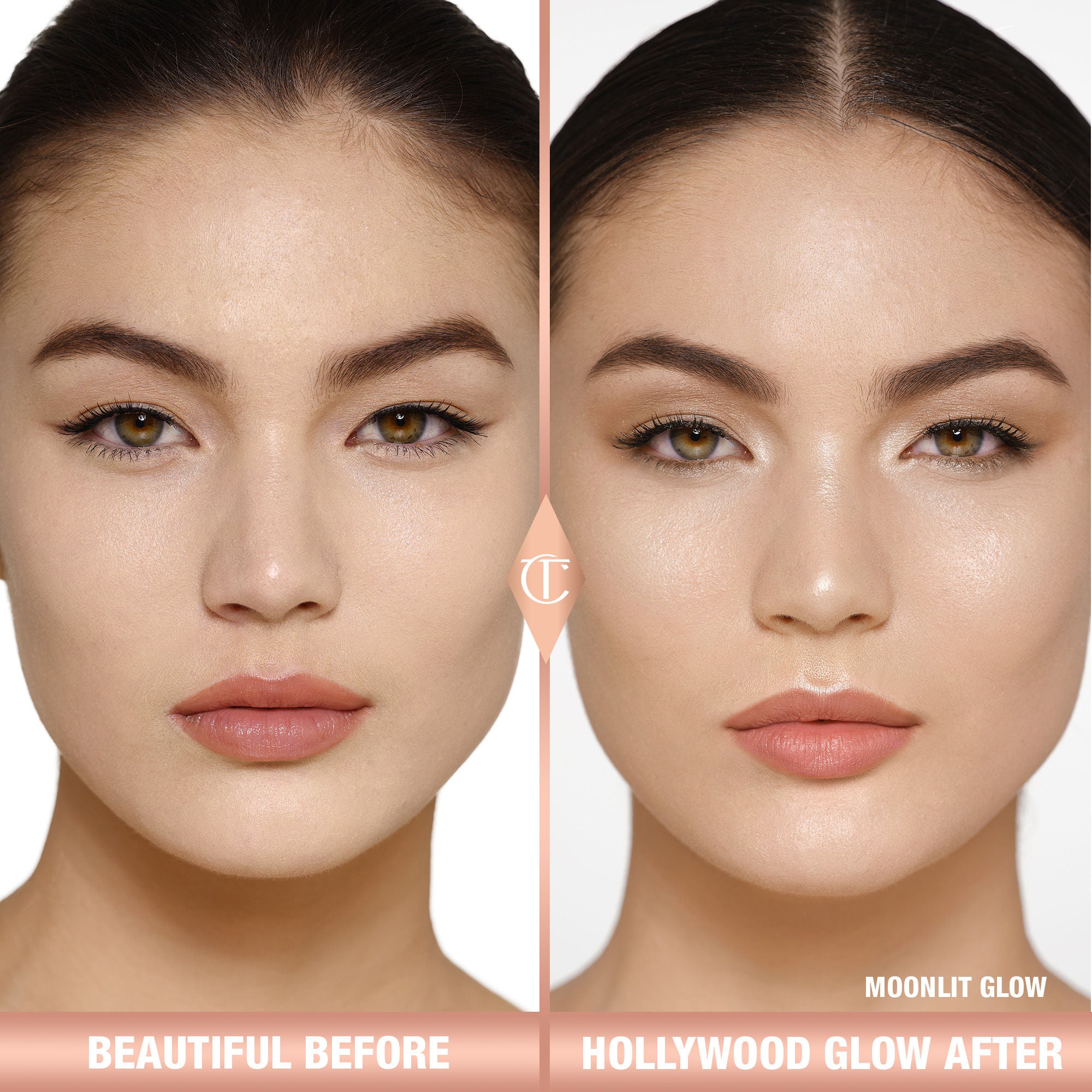 Hollywood Glow Glide Architect Highlighter - Buildable Luminous Makeup for Cheekbones & Face - Perfect for Contouring, Highlighting & Special Occasion Glam