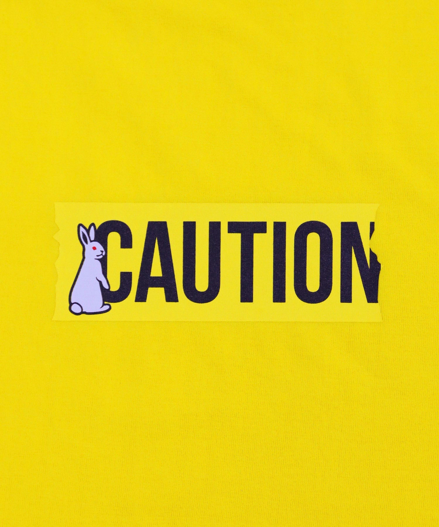 FR2 CAUTION Graphic T-Shirt for Men - Bold Yellow Streetwear Tee - Perfect for Casual Outfits, Street Style & Urban Fashion
