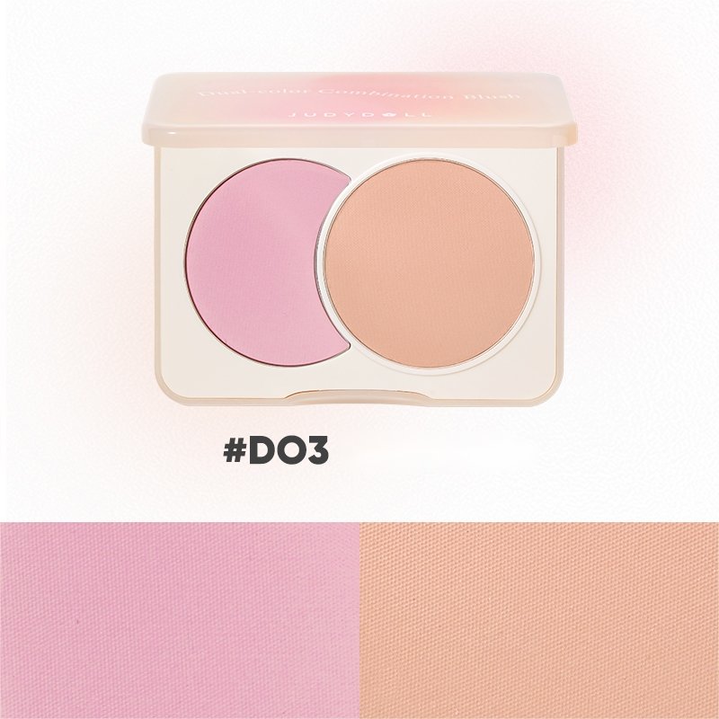 JUDYDOLL Disney Duo Blush Cream - Long Lasting Cream Blush for Cheeks, Natural & Buildable Color, Perfect for Daily Makeup & Special Occasions