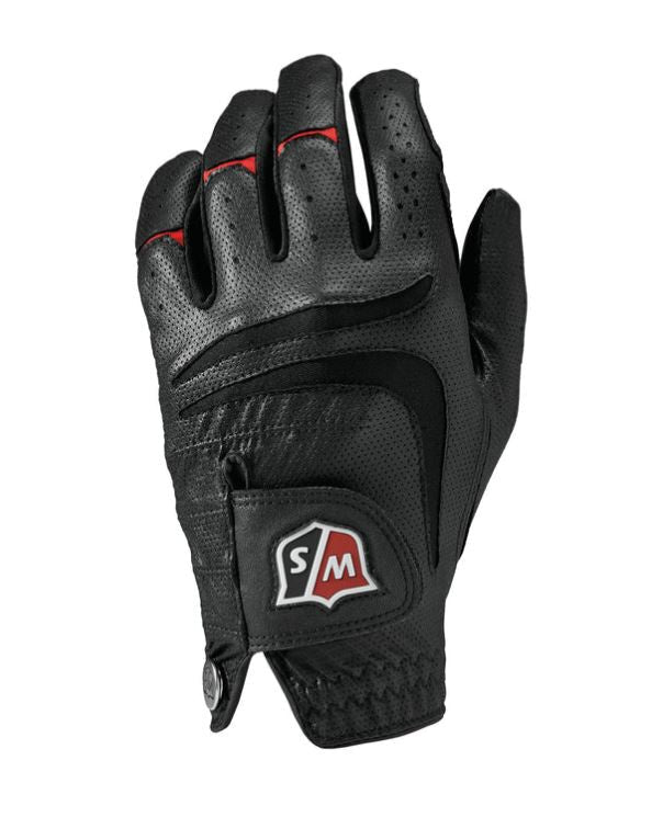 Wilson Men's Grip Plus Baseball Glove - Right Hand Black - Perfect for Baseball Training & Games