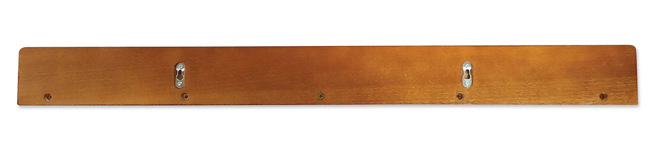 Premium Iowa Cue Rack in Authentic Navajo Finish - Handcrafted Pool Cue Holder by Holland Bar Stool | Perfect for Game Rooms, Bars, and Billiard Halls