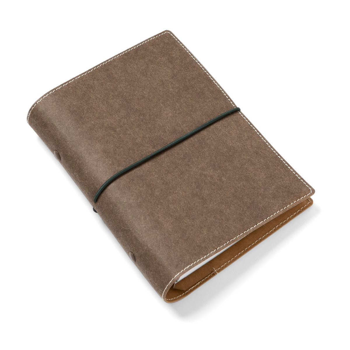 2025 Filafax Eco Essential Personal Organizer - Dark Walnut, 187mm x 153mm x 40mm - Perfect for Daily Planning, Work & School Organization