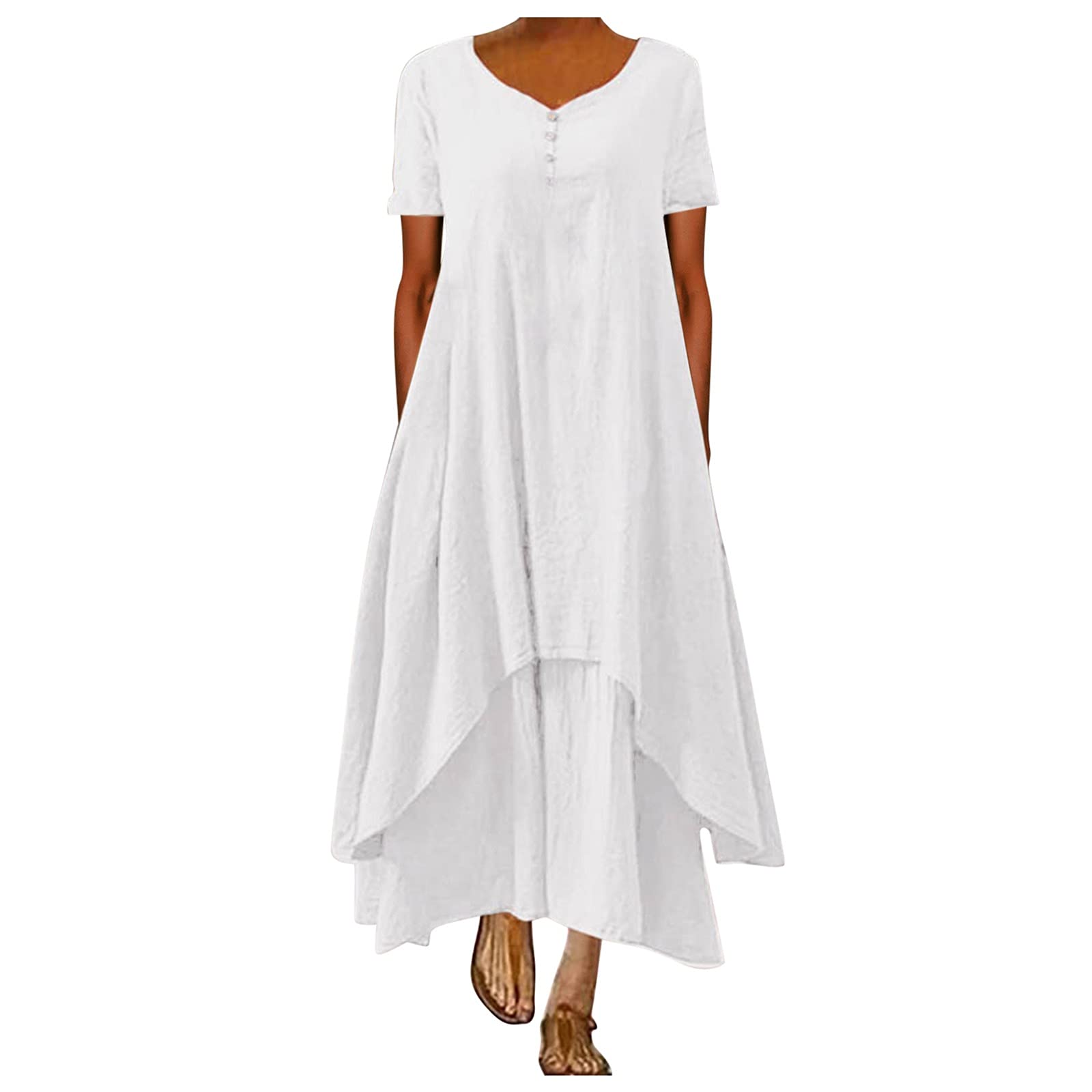 Elegant Floral Long Party Dress for Women - Vintage Wedding Guest & Cocktail Dress for Summer and Fall | Perfect for Bridal Showers, Garden Parties & Formal Events