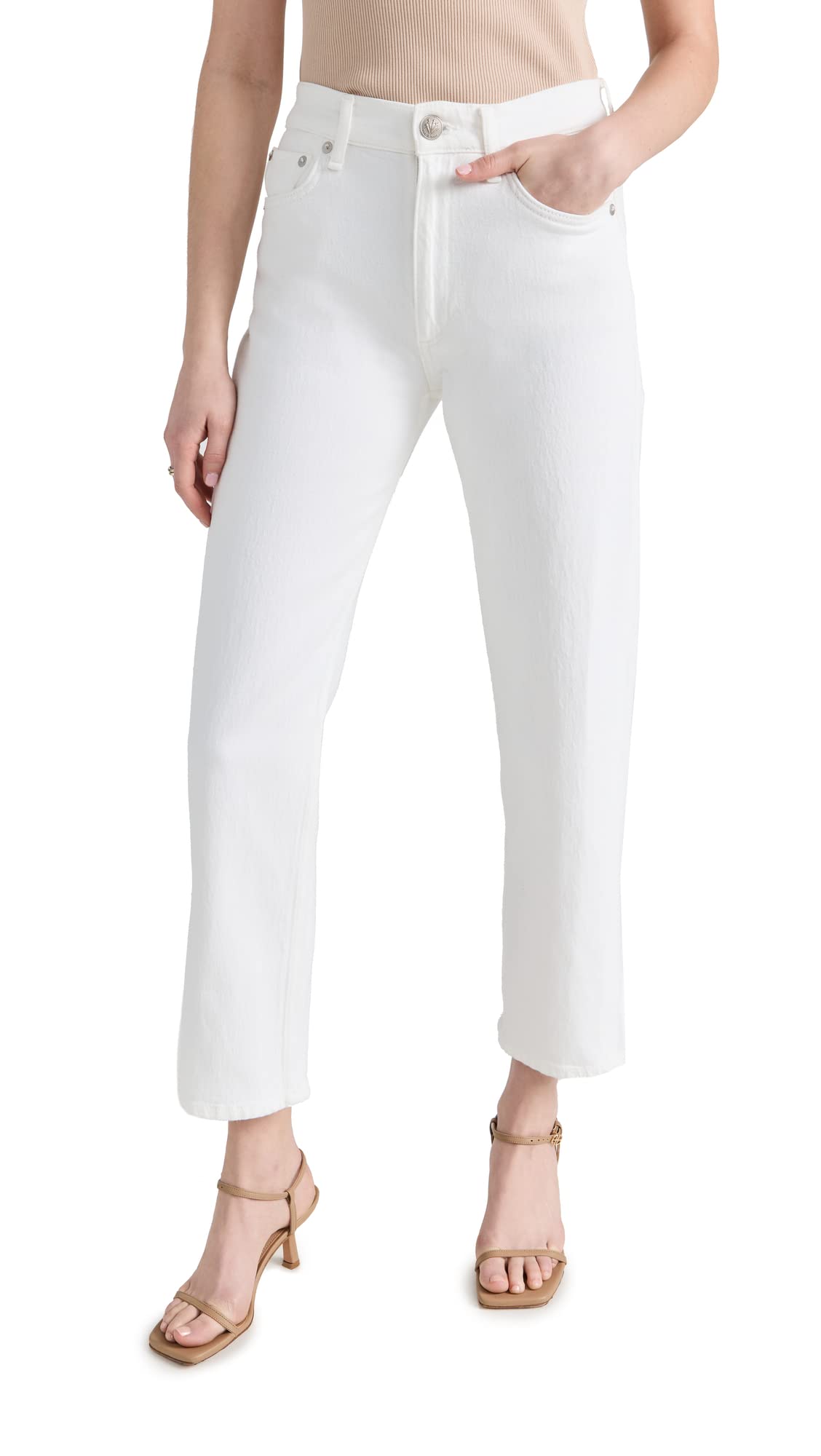rag & bone Women's Harlow Jeans - High-Rise Skinny Jeans for Women | Stretch Denim Pants | Perfect for Casual Wear, Office & Night Out