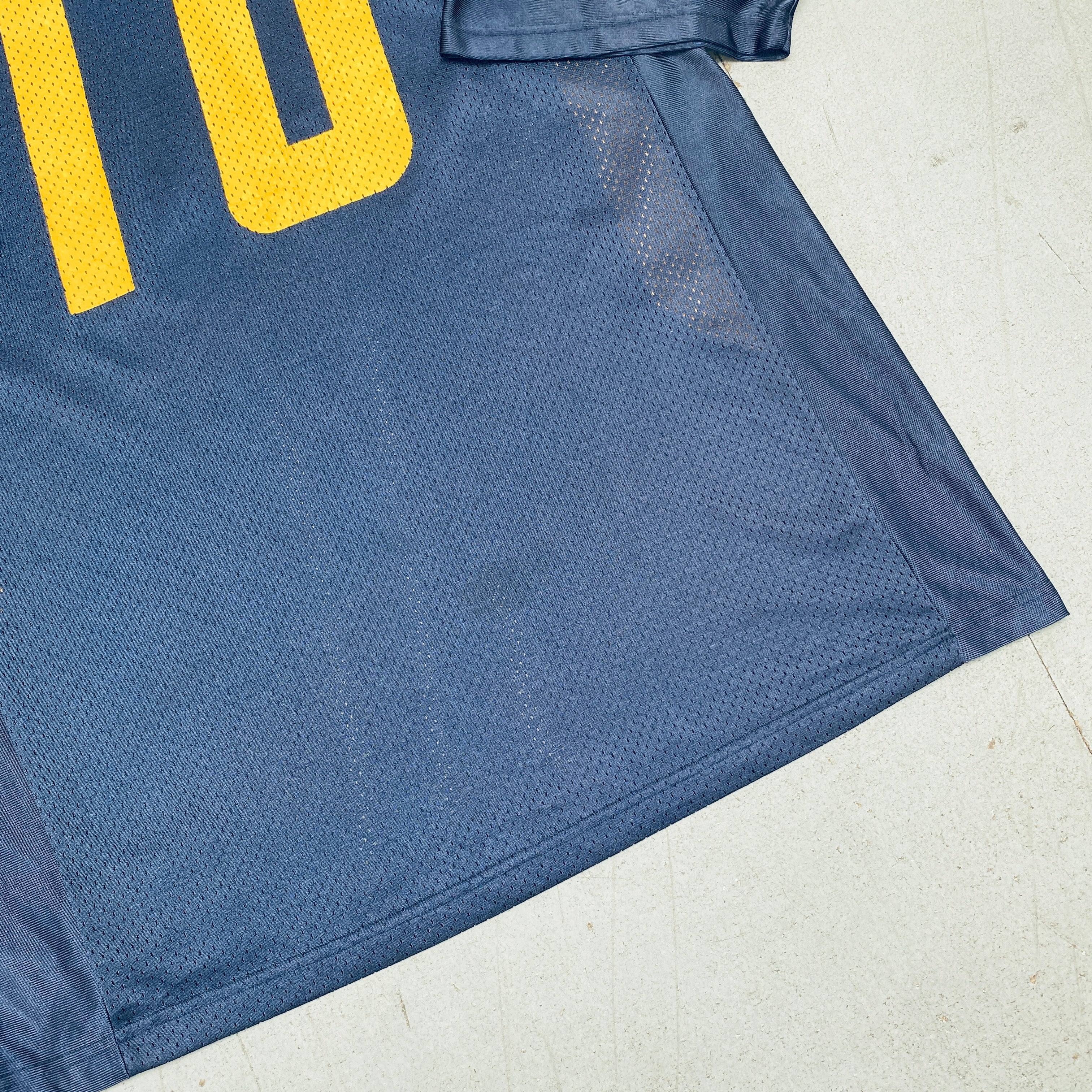 West Virginia Mountaineers: No. 10 Steve Slaton Nike Jersey (XL)