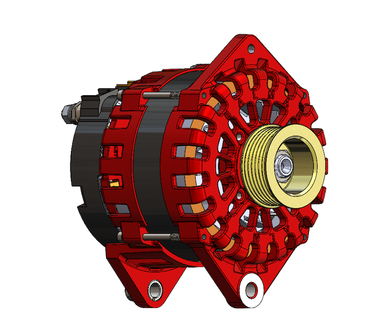 XT CR 250 K6 Alternator - 250A 12V High Output Alternator for XT Series with DualFT & 3.15in K6 Pulley - Perfect for Off-Road Vehicles, Marine Applications & Heavy Duty Trucks