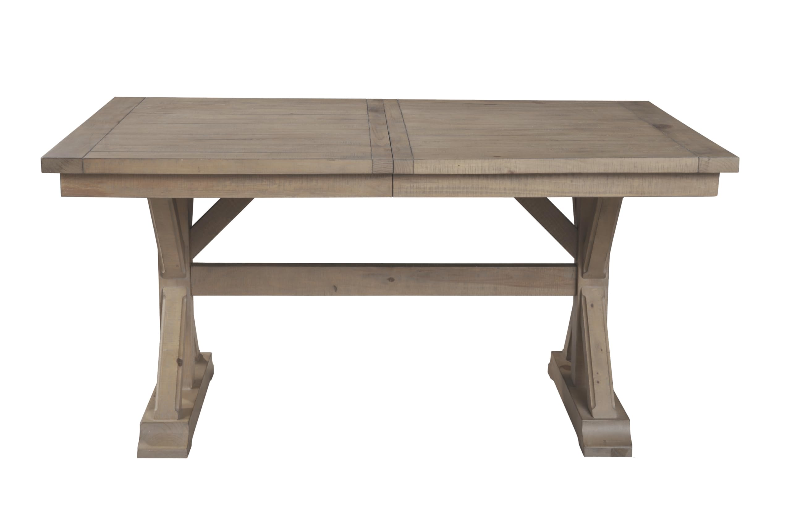 Alpine Furniture Arlo Dining Table - Natural Wood Finish - Perfect for Dining Rooms, Kitchens, and Outdoor Patios