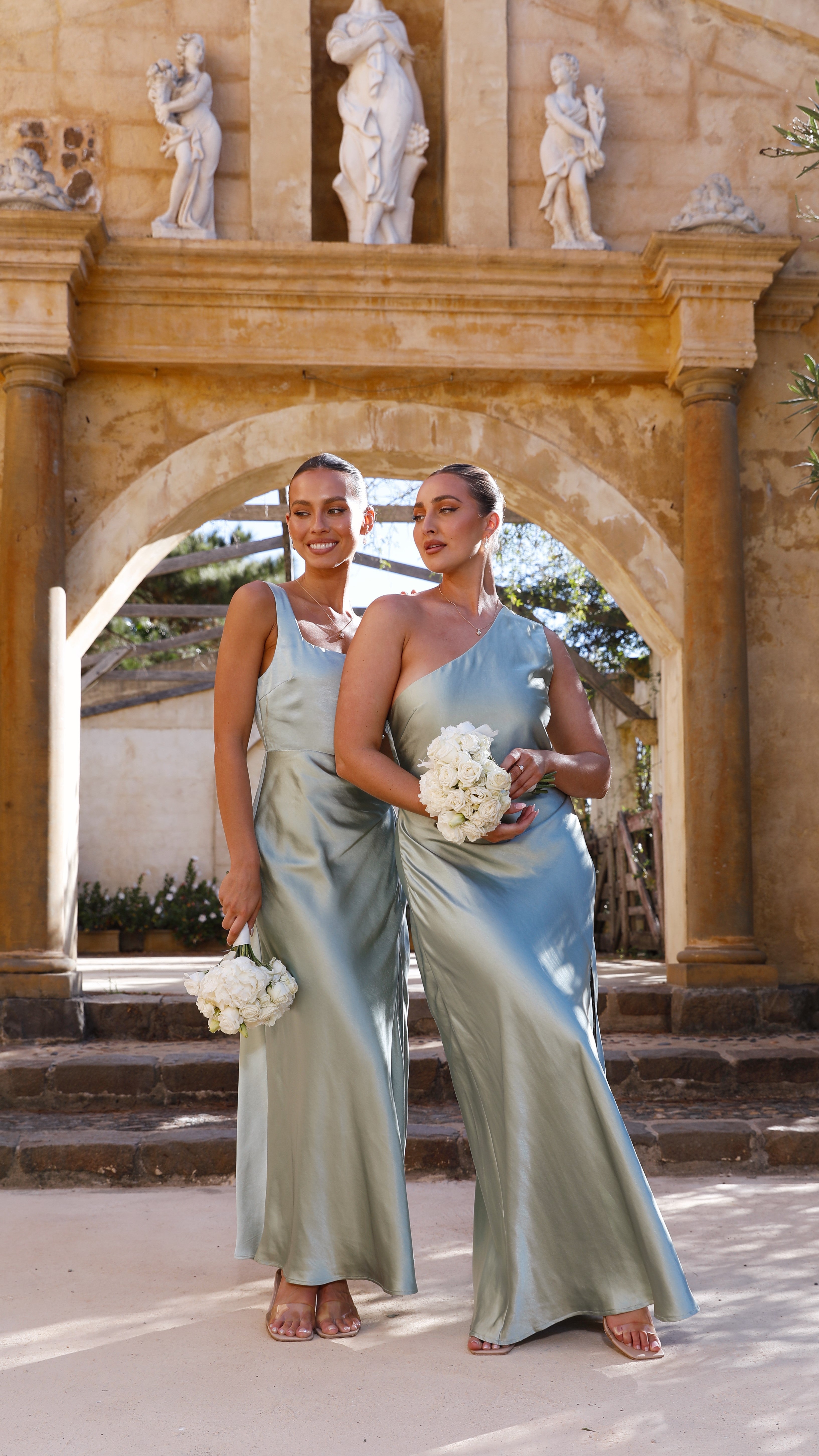 Alaria Maxi Dress in Sage Green - Flowy Long Summer Dress for Women, Perfect for Beach Vacations, Weddings & Casual Outings