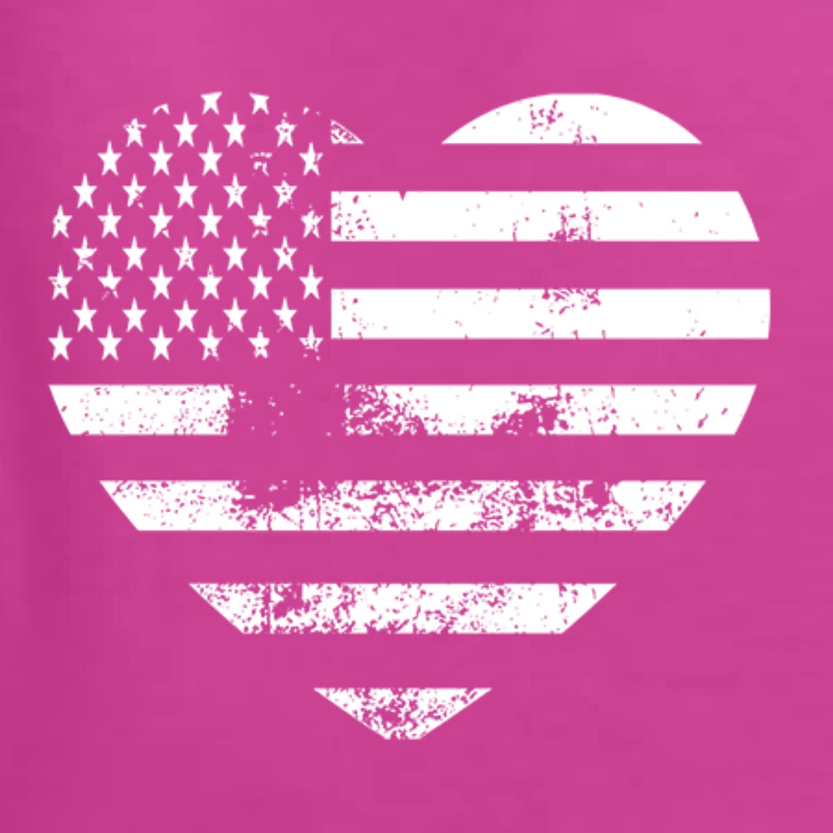 Wild Bobby USA Flag Heart Patriotic Men's Graphic T-Shirt - American Pride Tee for 4th of July, Veterans Day & Casual Wear