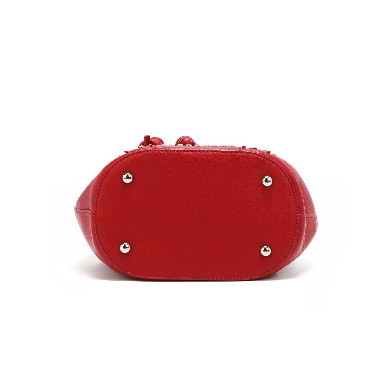 Stylish Studded Bucket Bag for Women - Trendy Crossbody Purse with Metal Accents - Perfect for Casual Outings, Shopping & Travel