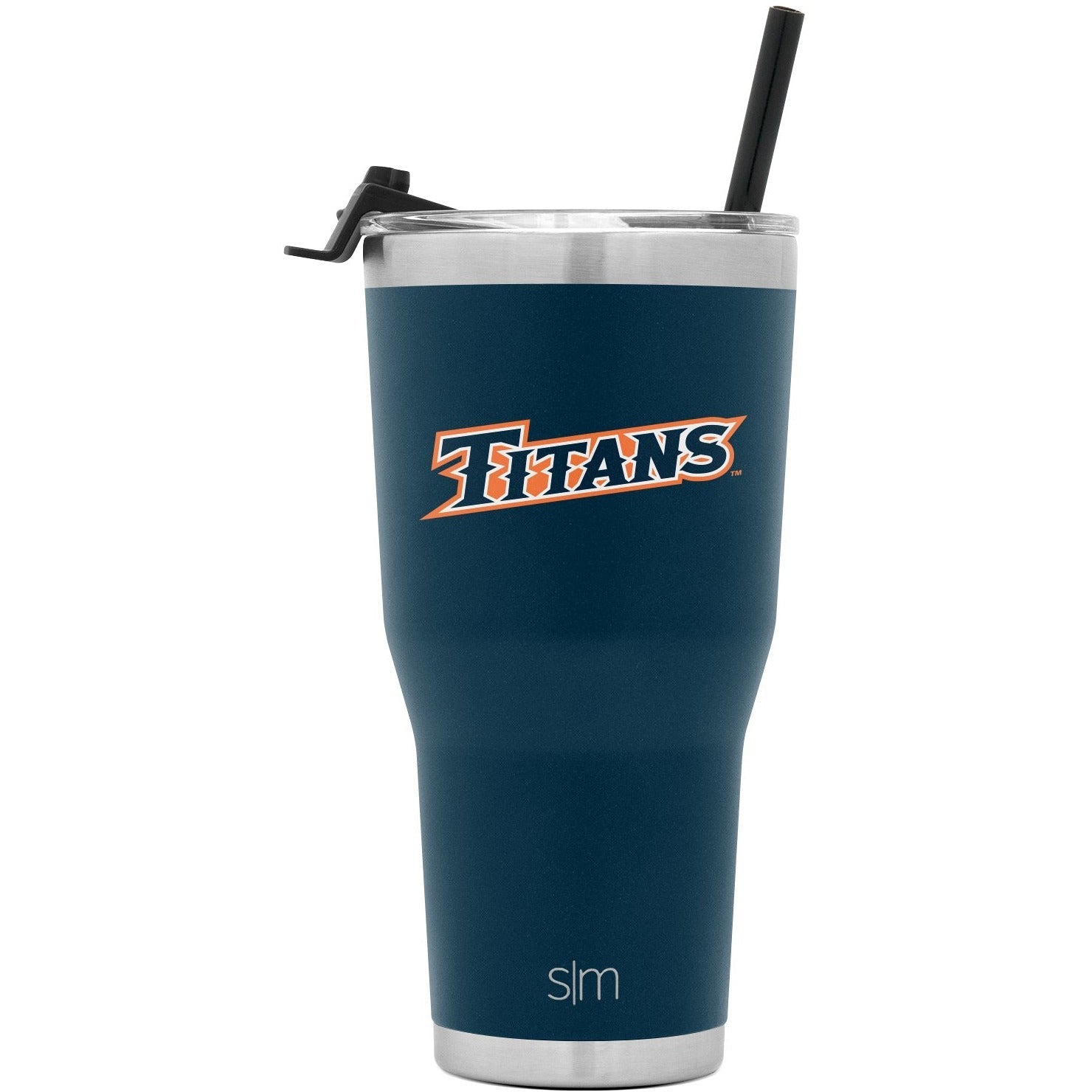 Insulated Stainless Steel Collegiate Cruiser Tumbler with Flip Lid & Straw - 20oz Leakproof Travel Mug for School, Office & Outdoor Activities