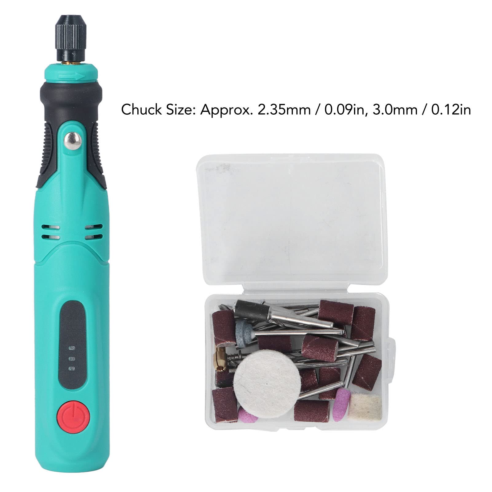 40Pcs Cordless Rotary Tool Kit - 3.6V USB Rechargeable, 3 Variable Speed Mini Grinder for Grinding, Polishing & Engraving - Perfect for DIY Crafts, Jewelry Making & Home Repair Projects