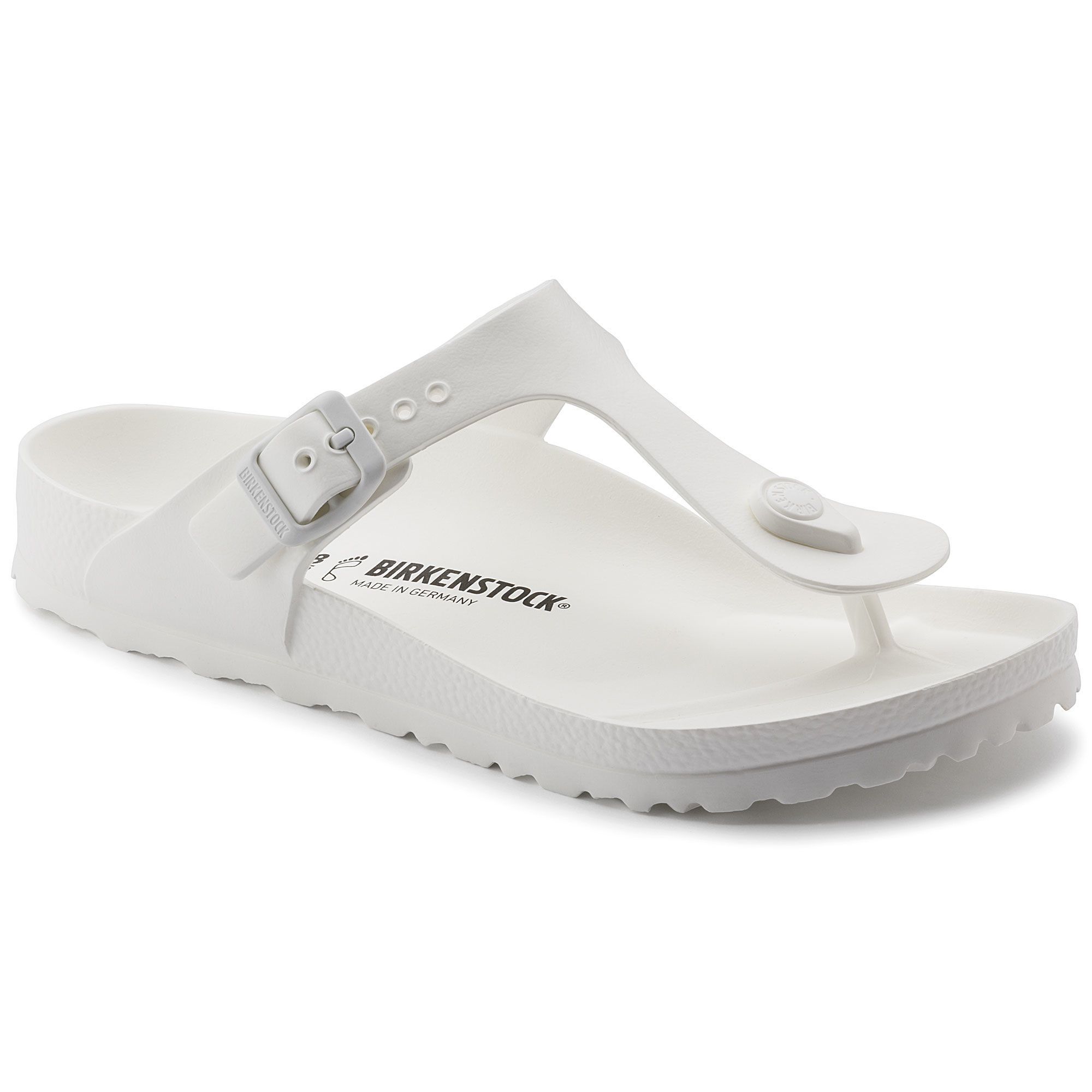 Birkenstock Gizeh Essentials White EVA Sandals - Comfortable & Lightweight for Women | Perfect for Beach, Pool, and Summer Outfits
