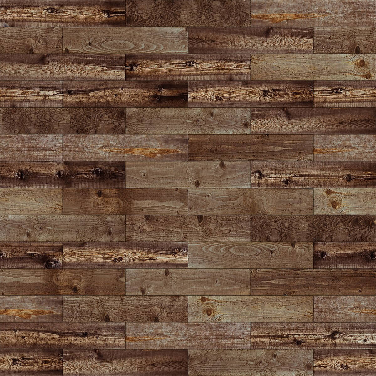 Brown Faux Wood Peel and Stick Removable Wallpaper - Self-Adhesive Vinyl Wall Covering for Bedroom, Living Room, Kitchen Decor - Easy to Install & Remove
