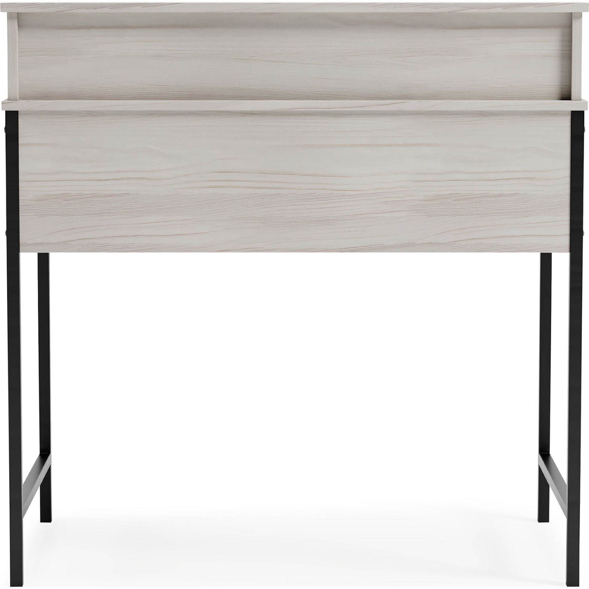 Bayflynn Modern Office Desk - White & Black Ergonomic Computer Workstation for Home & Office Use | Perfect for Remote Work, Gaming & Study