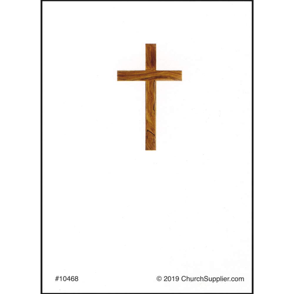 Religious Cross Wallet/Pocket Card - Pack of 100 - Perfect for Church Events, Bible Study & Daily Inspiration