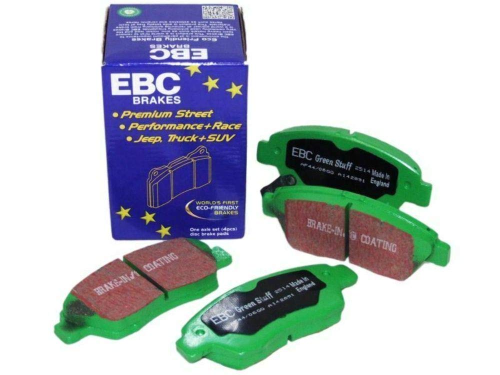 EBC Brakes DP2240 Greenstuff 2000 Series Ceramic Brake Pads - High Performance, Low Dust & Noise - Perfect for Daily Driving & Track Use