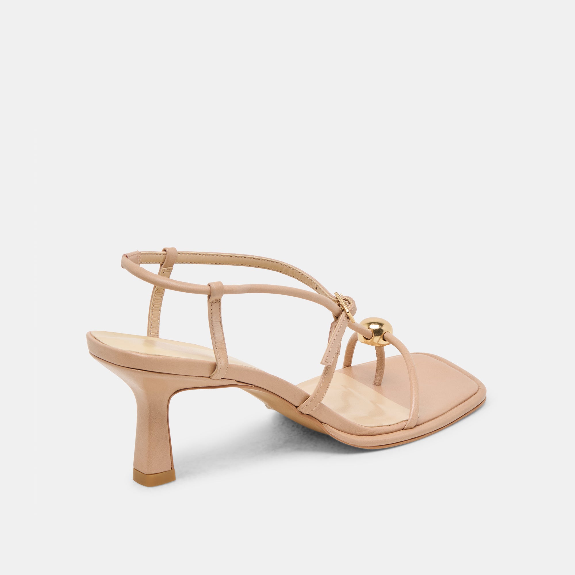 MYLEE Women's Light Tan Leather Heels - Comfortable High Heel Pumps for Work, Party & Evening Wear