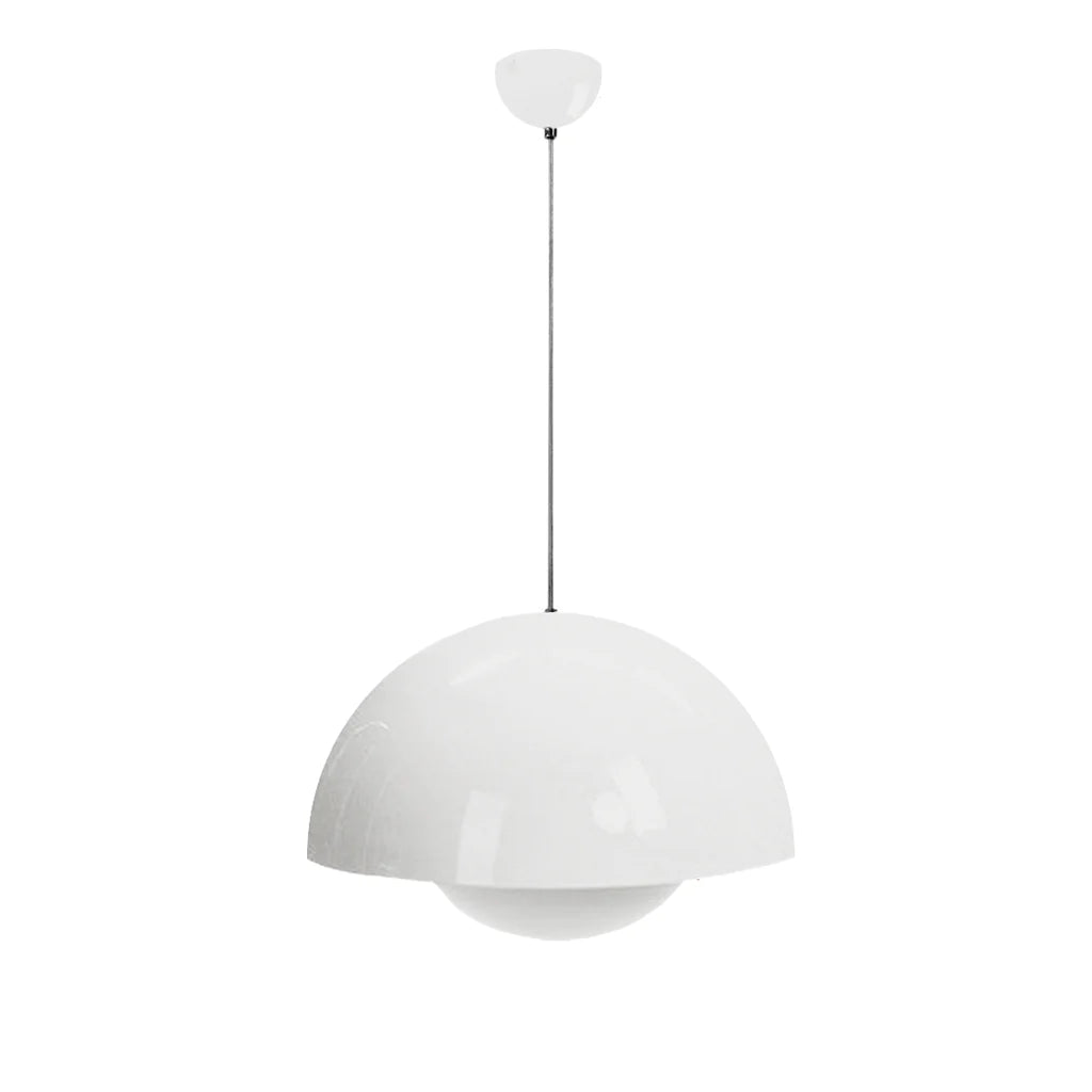 Stylish UFO Pendant Light - Modern Hanging Ceiling Lamp with Adjustable Height in Multiple Colors (Black/White/Gold) - Perfect for Living Room, Bedroom, Kitchen & Dining Room Lighting